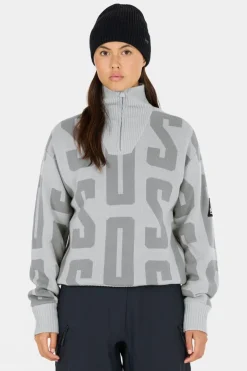 Womens Verbier Windstopper Knitted Sweatshirt