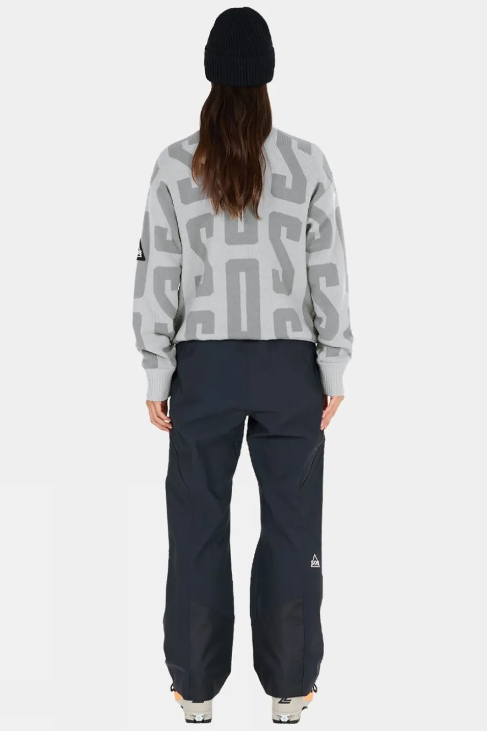 Womens Verbier Windstopper Knitted Sweatshirt