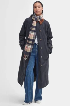 Womens Vintage Plaid Scarf