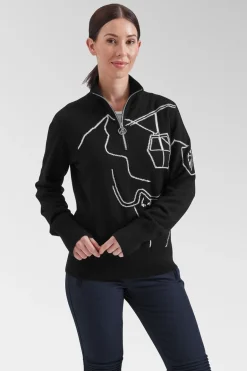 Womens Viona Merino Knit Sweater