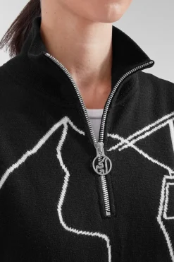 Womens Viona Merino Knit Sweater