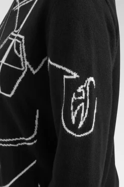 Womens Viona Merino Knit Sweater