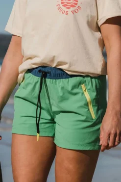 Womens Way Out Hybrid Shorts