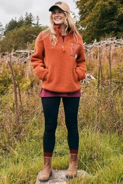 Womens Zella Half Zip Fleece