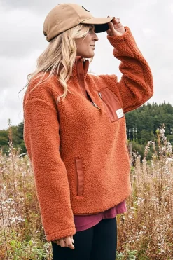 Womens Zella Half Zip Fleece