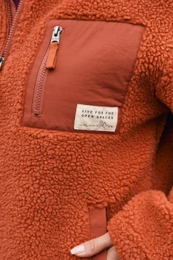 Womens Zella Half Zip Fleece