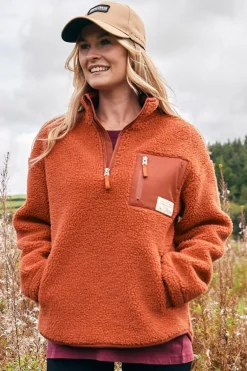 Womens Zella Half Zip Fleece