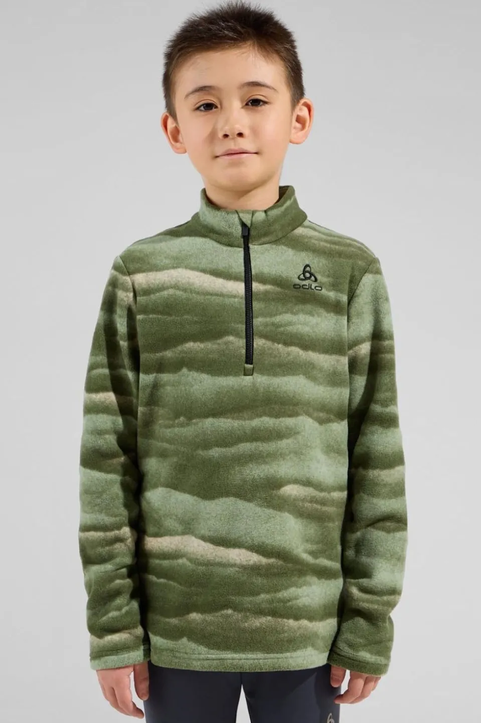 Youth Roy Graphic Half Zip Mid Layer Fleece 14+