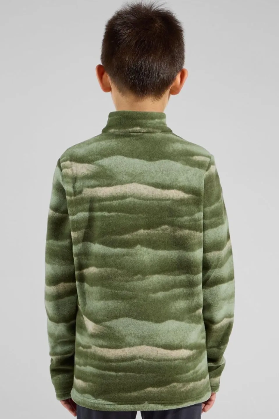 Youth Roy Graphic Half Zip Mid Layer Fleece 14+